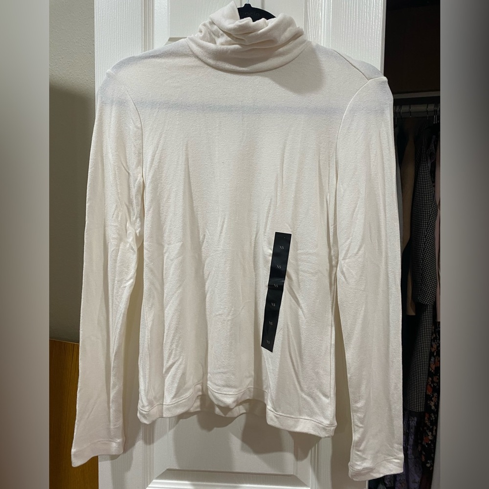 White Turtle Neck
